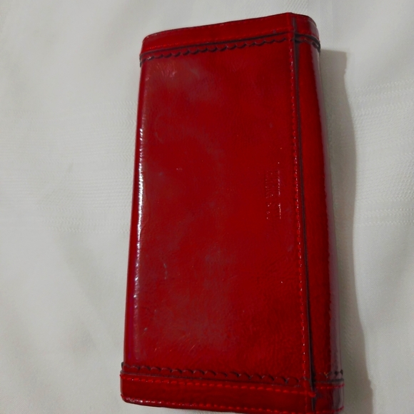 Anna Sui Patent Leather 4 Divider Long Wallet - Picture 12 of 14